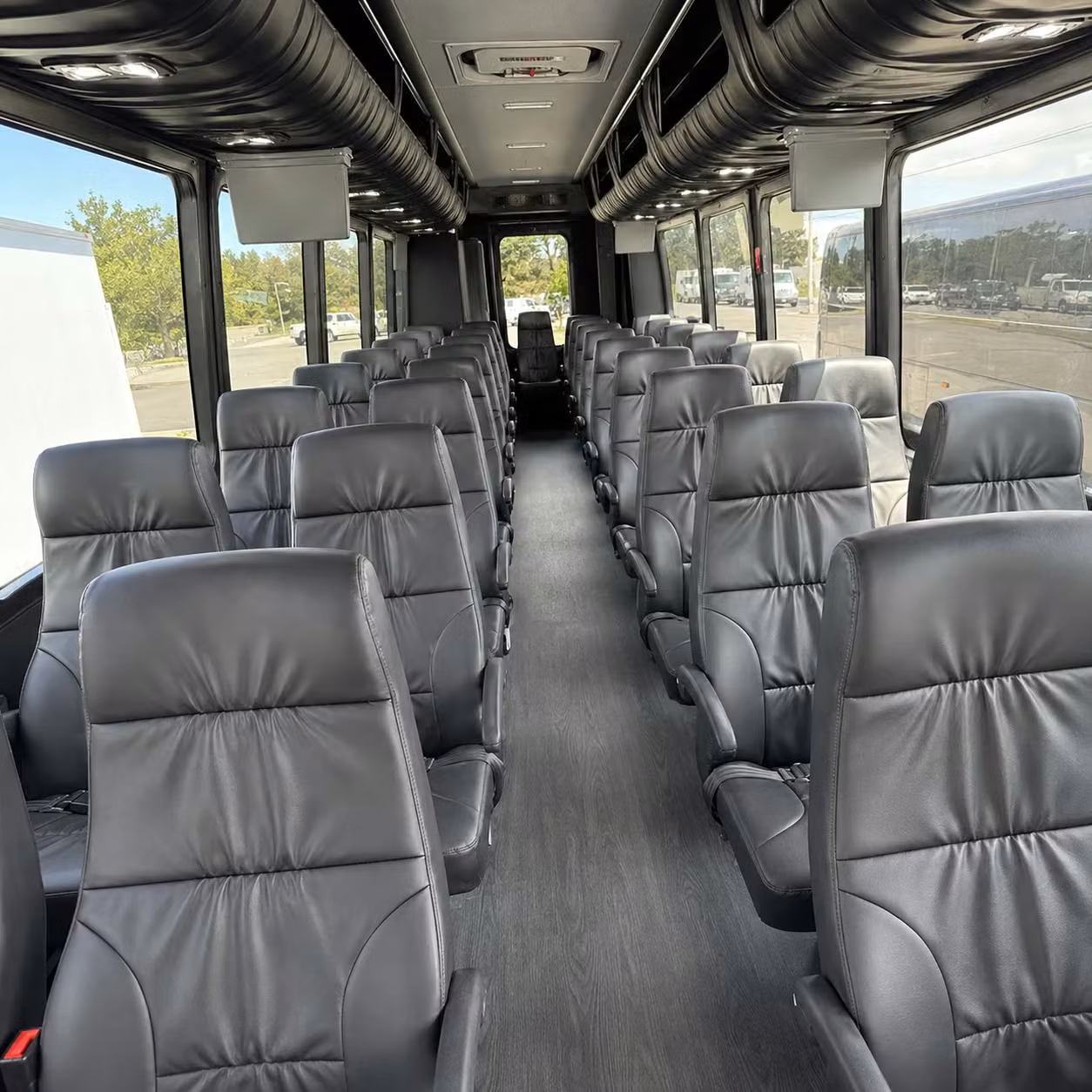 25 passenger minibus interior