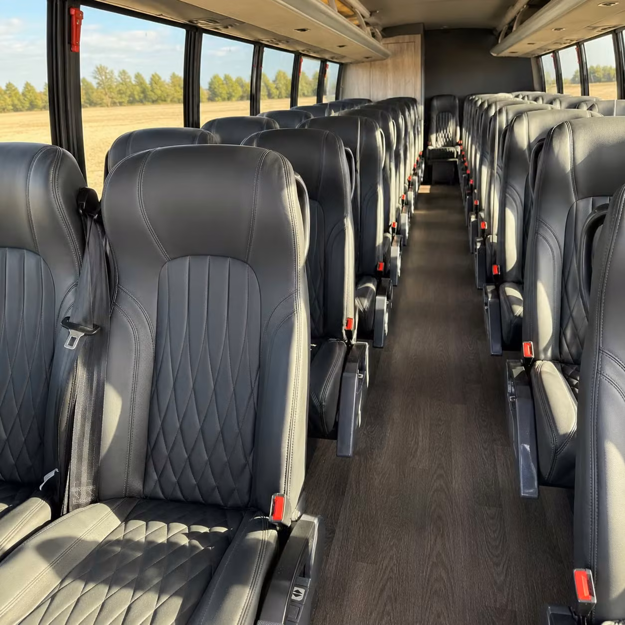 35 passenger minibus inside