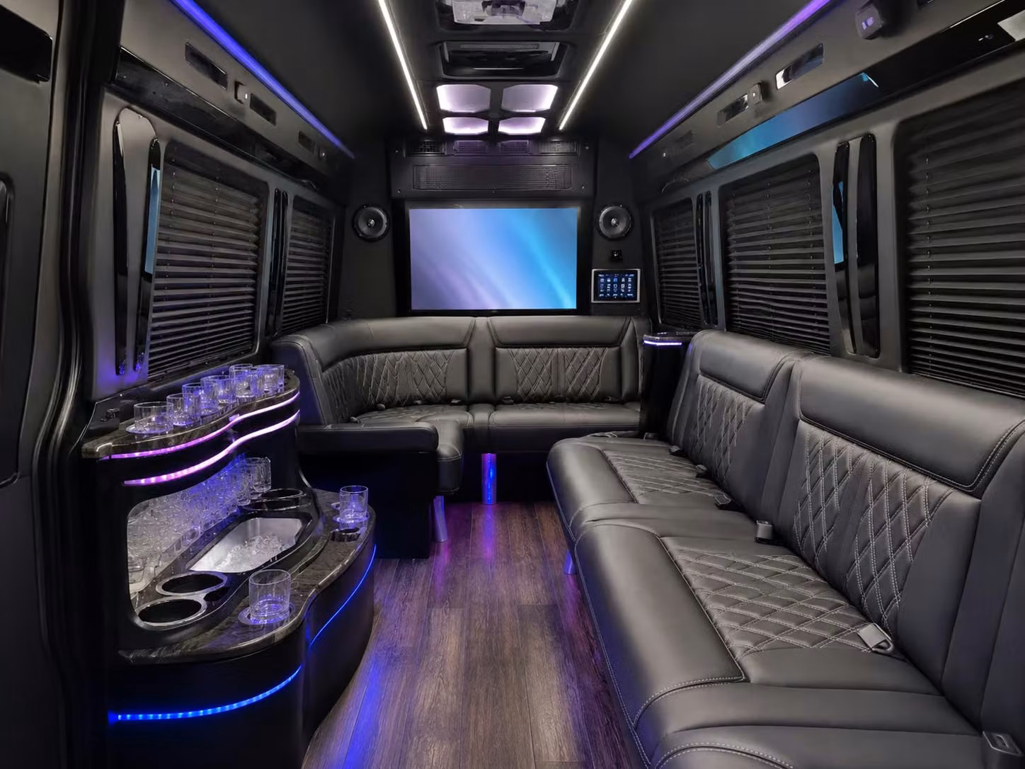 bus rental options for las vegas trips