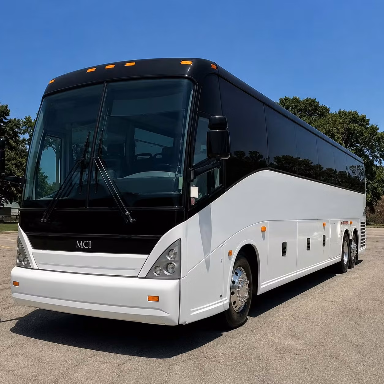 las vegas charter bus interior