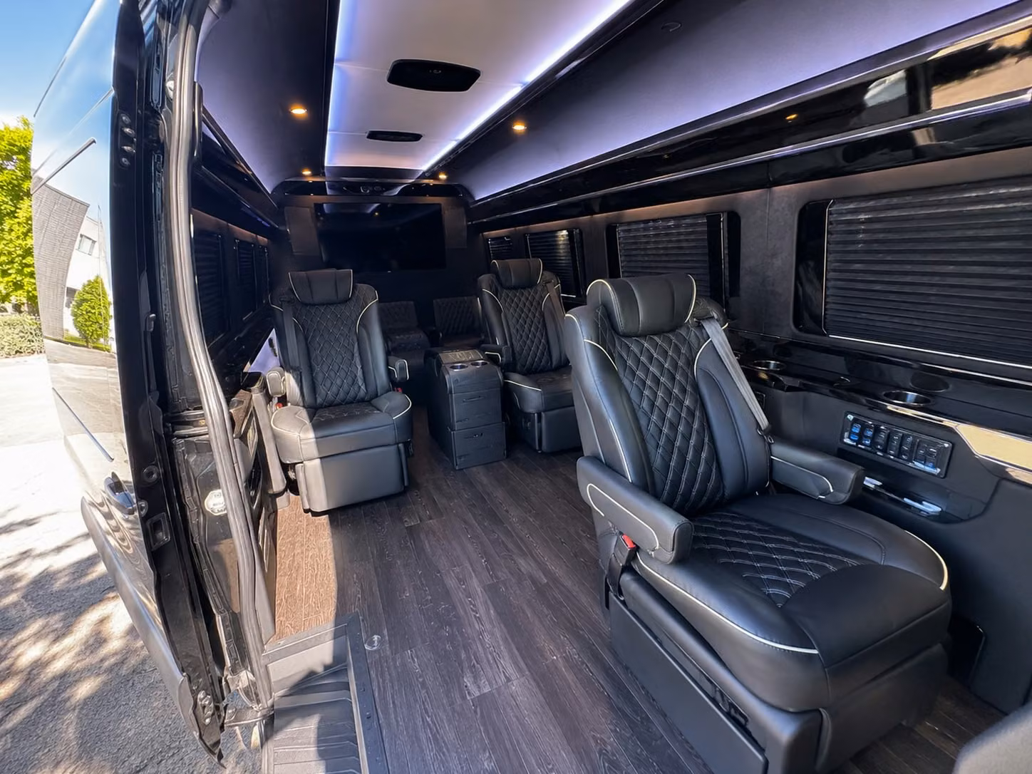 las vegas sprinter van rental with driver